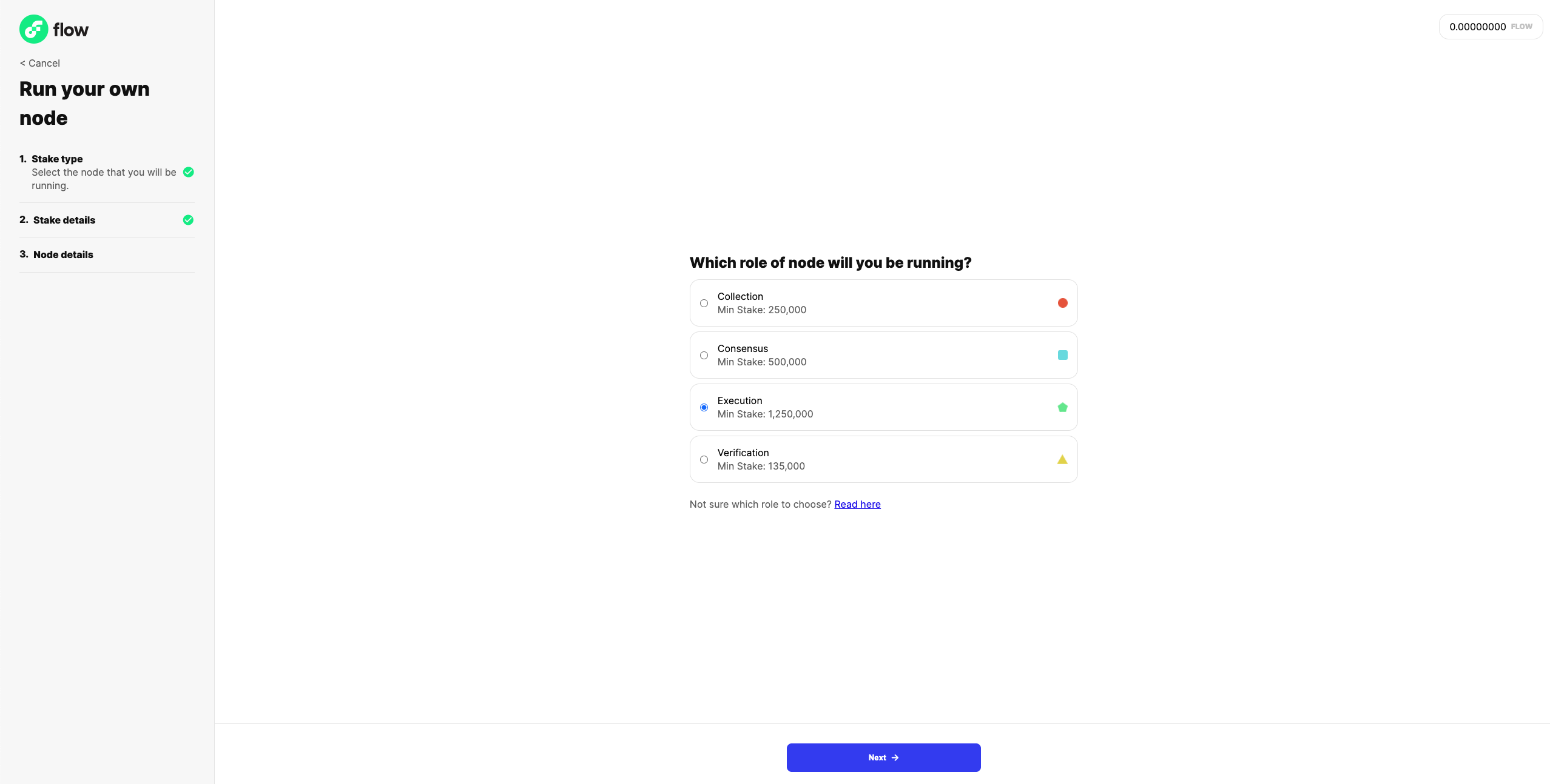 Flow Port Staking